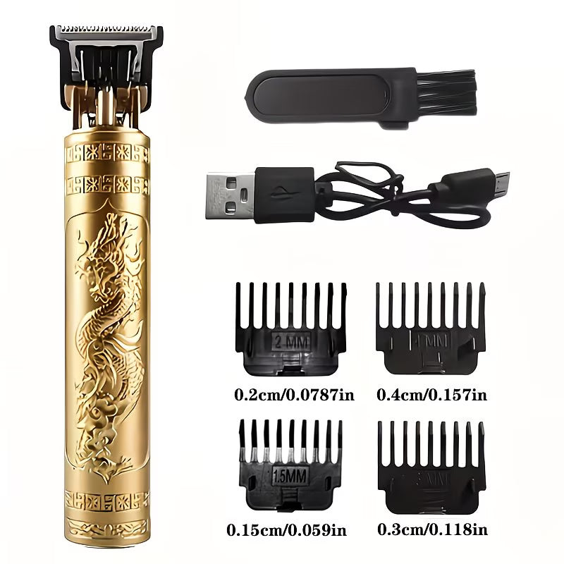 Amber Sky™ Dragon-Design Professional Hair Trimmer Kit